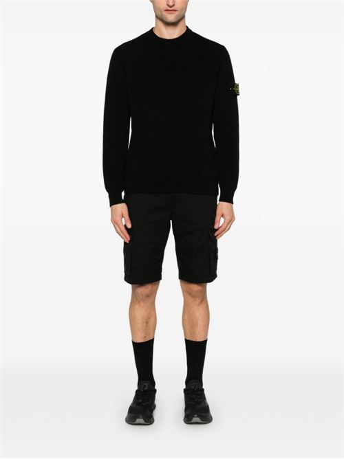 Bermuda Shorts with Compass Application STONE ISLAND | L100011S0010V0029